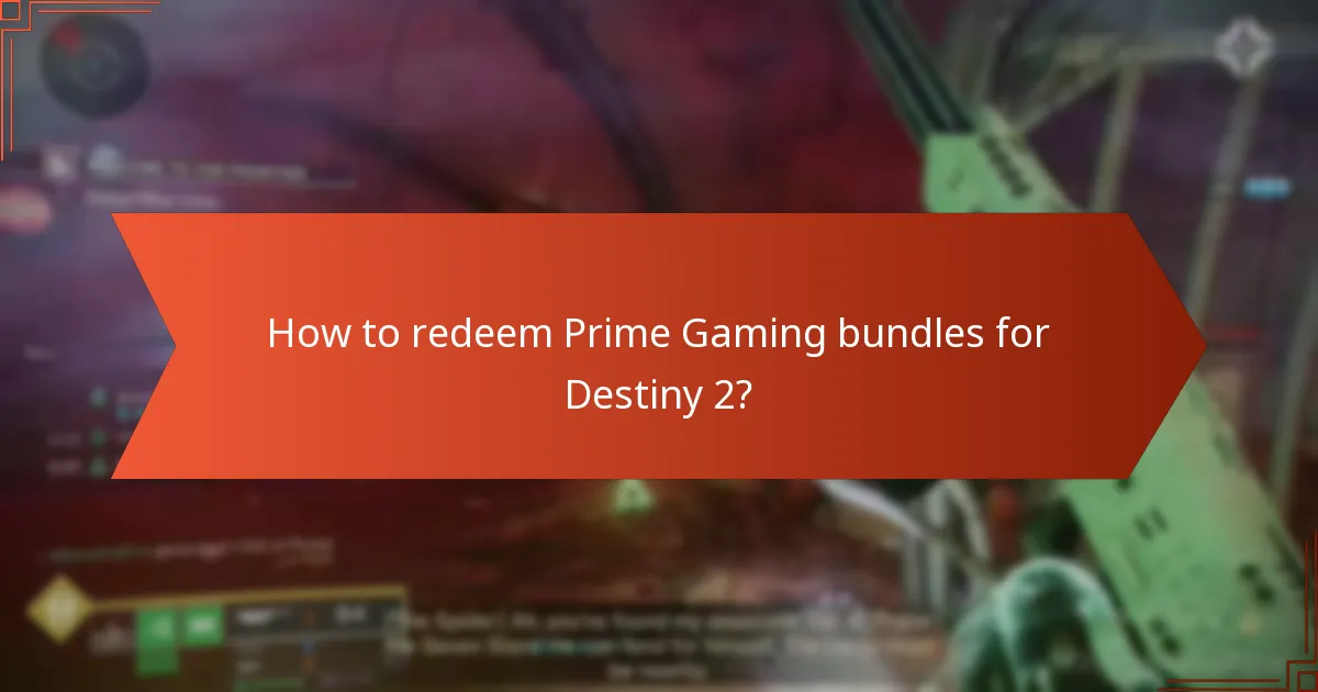 How have Prime Gaming bundles impacted the Destiny 2 community?